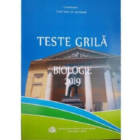 Teste grila Biologie UMF Carol Davila editia 2019