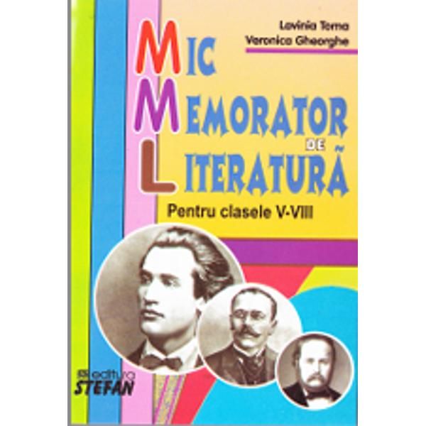 Mic memorator de Literatura pentru clasa V-VIII