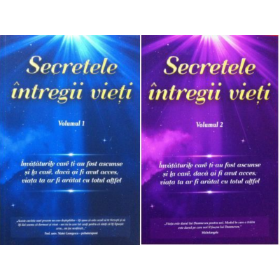 Set carti Secretele intregii vieti (vol.1+2) - Elena Iuliana Neagu